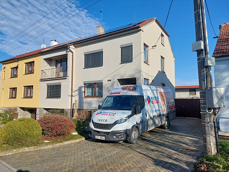 Izolace stropu patrového rodinného domu v Jihomoravském kraji